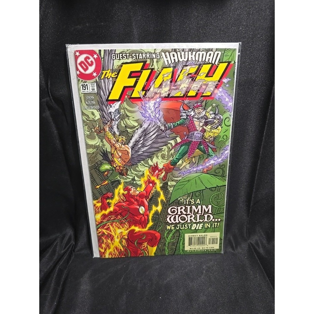 DC The Flash 191 Hawkman Guest Starring Johns Kolins Hazlewood Comic Book